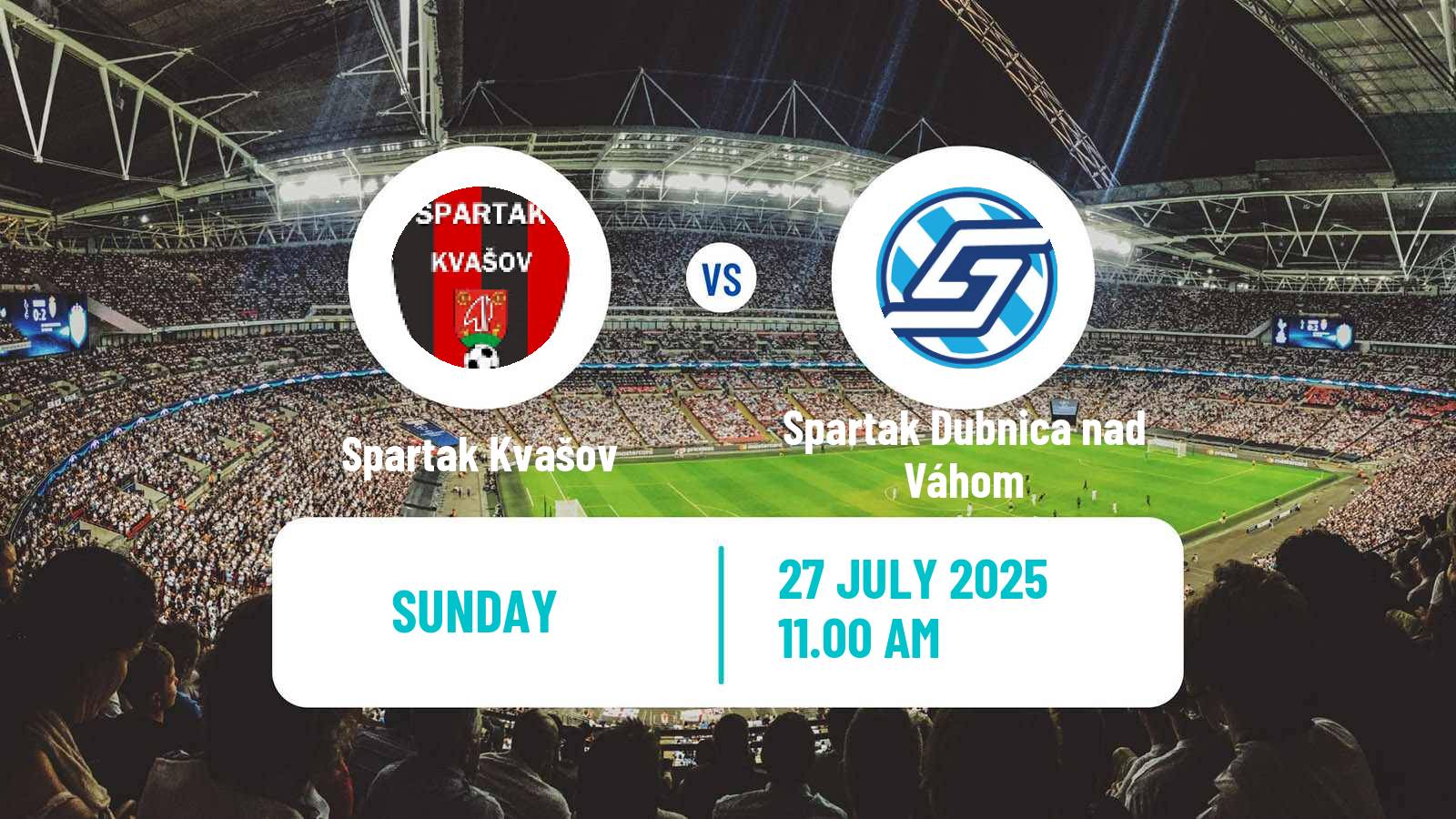 Football Slovak Cup Spartak Kvašov - Spartak Dubnica nad Váhom