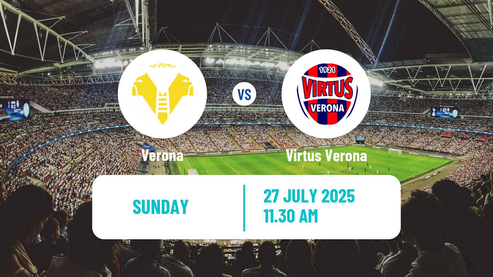 Football Club Friendly Verona - Virtus Verona
