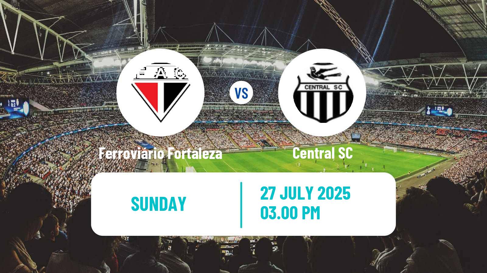 Football Brazilian Serie D Ferroviário Fortaleza - Central SC