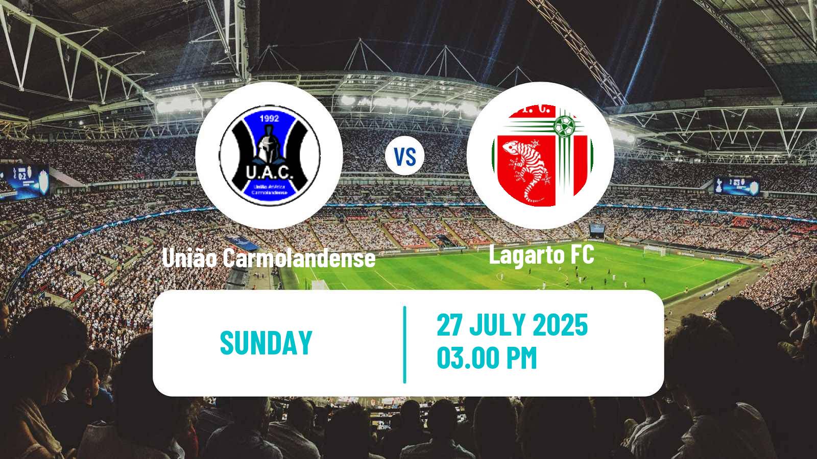 Football Brazilian Serie D União Carmolandense - Lagarto