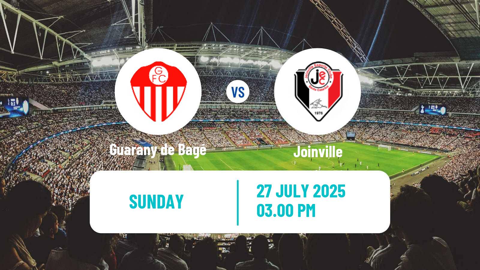 Football Brazilian Serie D Guarany de Bagé - Joinville