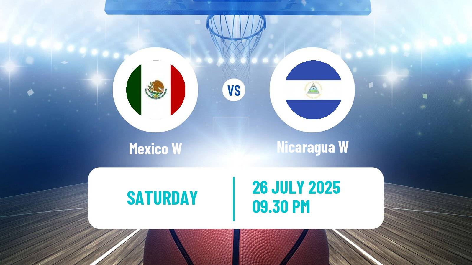 Basketball COCABA Championship Women Mexico W - Nicaragua W