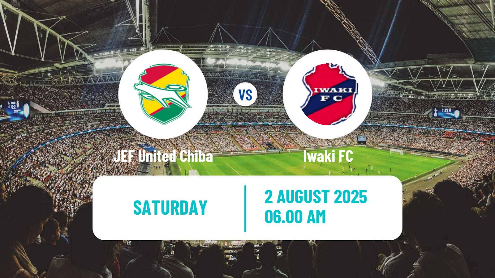 Football Japan J2 League JEF United Chiba - Iwaki