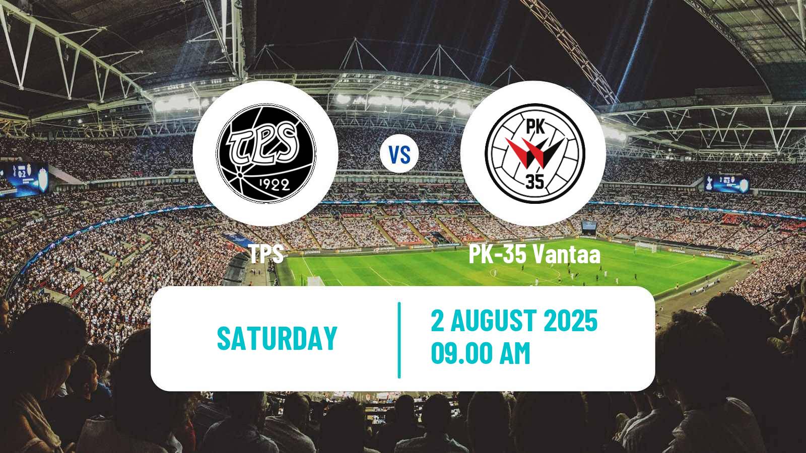 Football Finnish Ykkosliiga TPS - PK-35 Vantaa