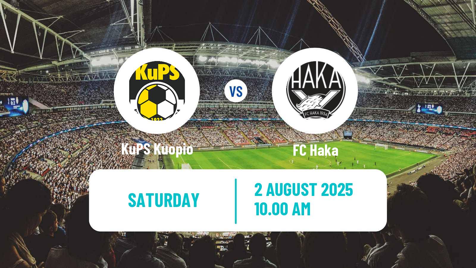 Football Finnish Veikkausliiga KuPS Kuopio - Haka