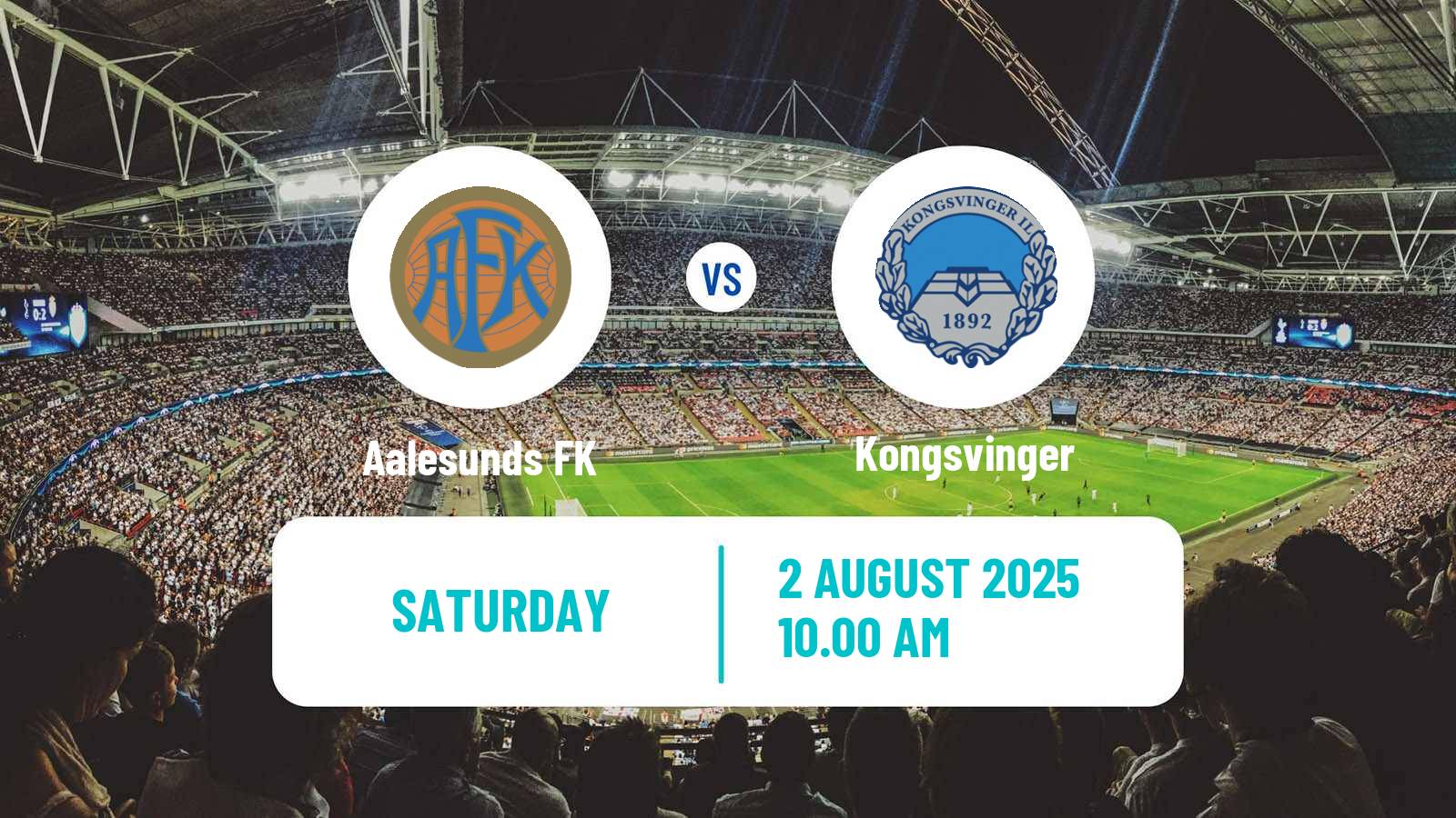 Football Norwegian Adeccoligaen Aalesunds - Kongsvinger