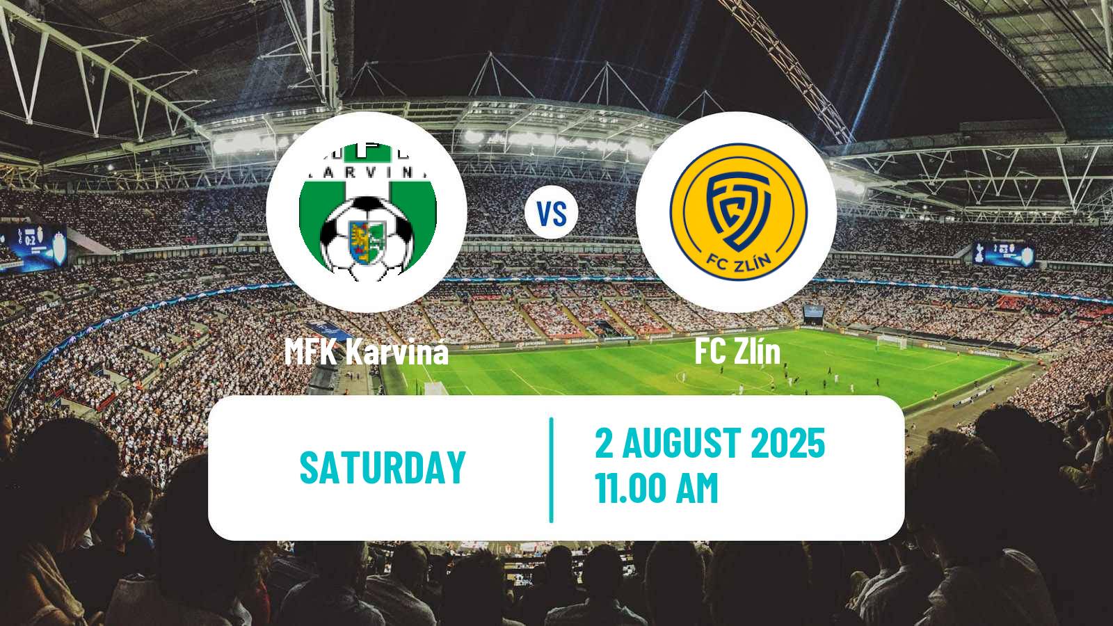 Football Czech 1 Liga Karviná - Zlín