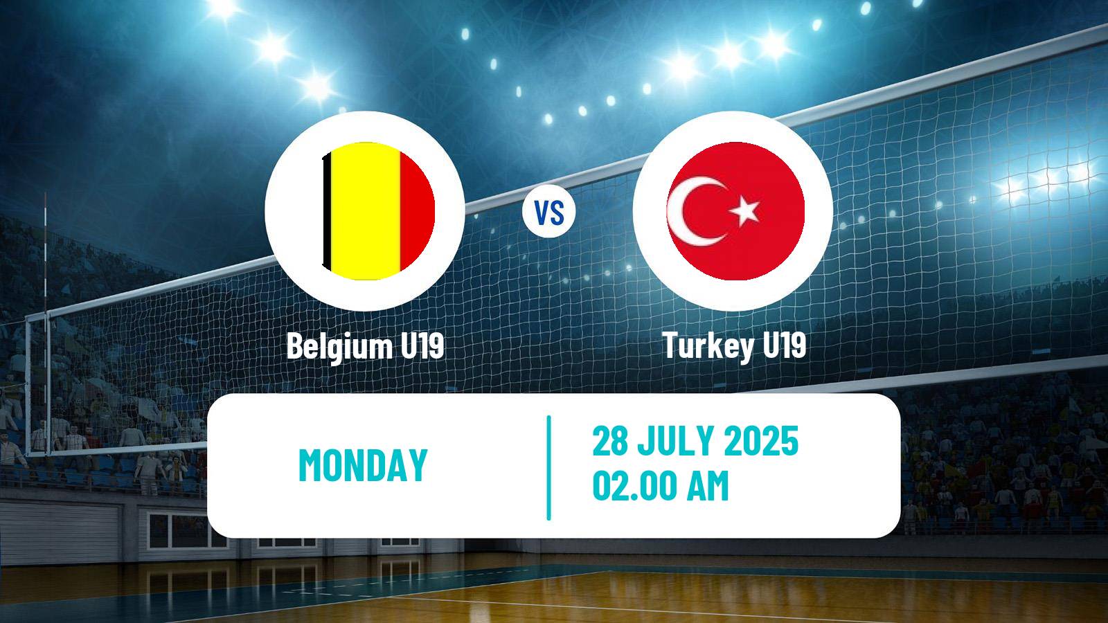 Volleyball World Championship U19 Volleyball Belgium U19 - Turkey U19