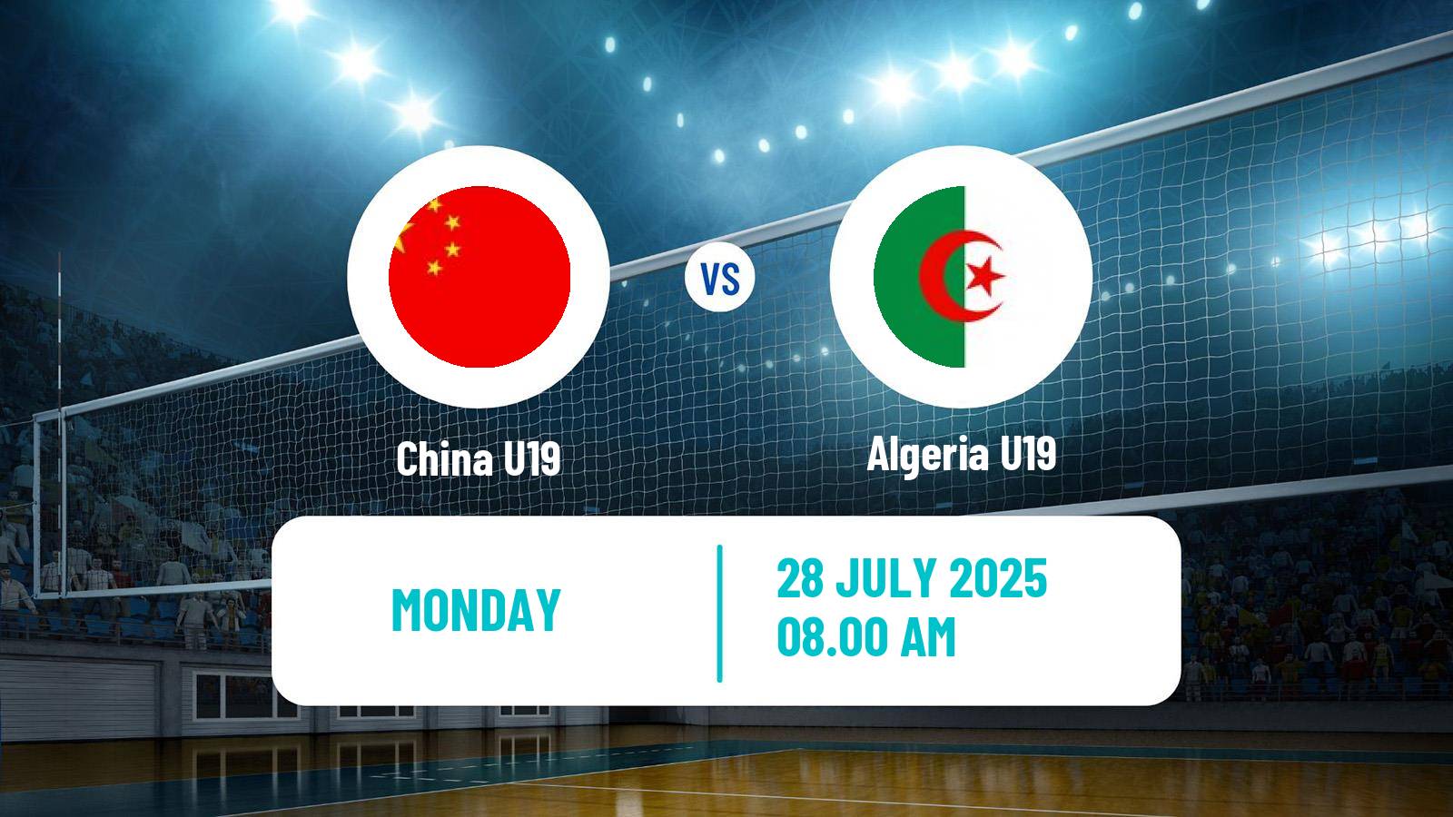Volleyball World Championship U19 Volleyball China U19 - Algeria U19