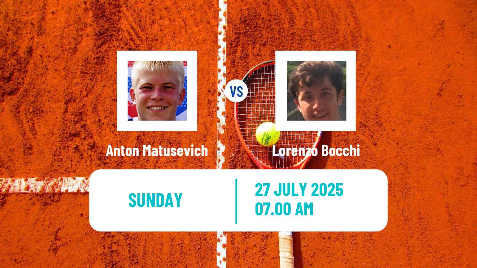 Tennis Hagen Challenger Men Anton Matusevich - Lorenzo Bocchi