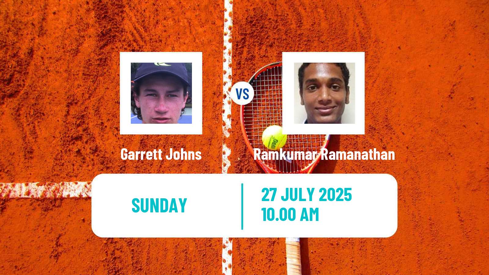 Tennis Lexington Challenger Men Garrett Johns - Ramkumar Ramanathan