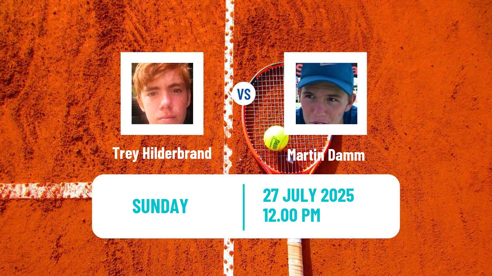 Tennis Lexington Challenger Men Trey Hilderbrand - Martin Damm