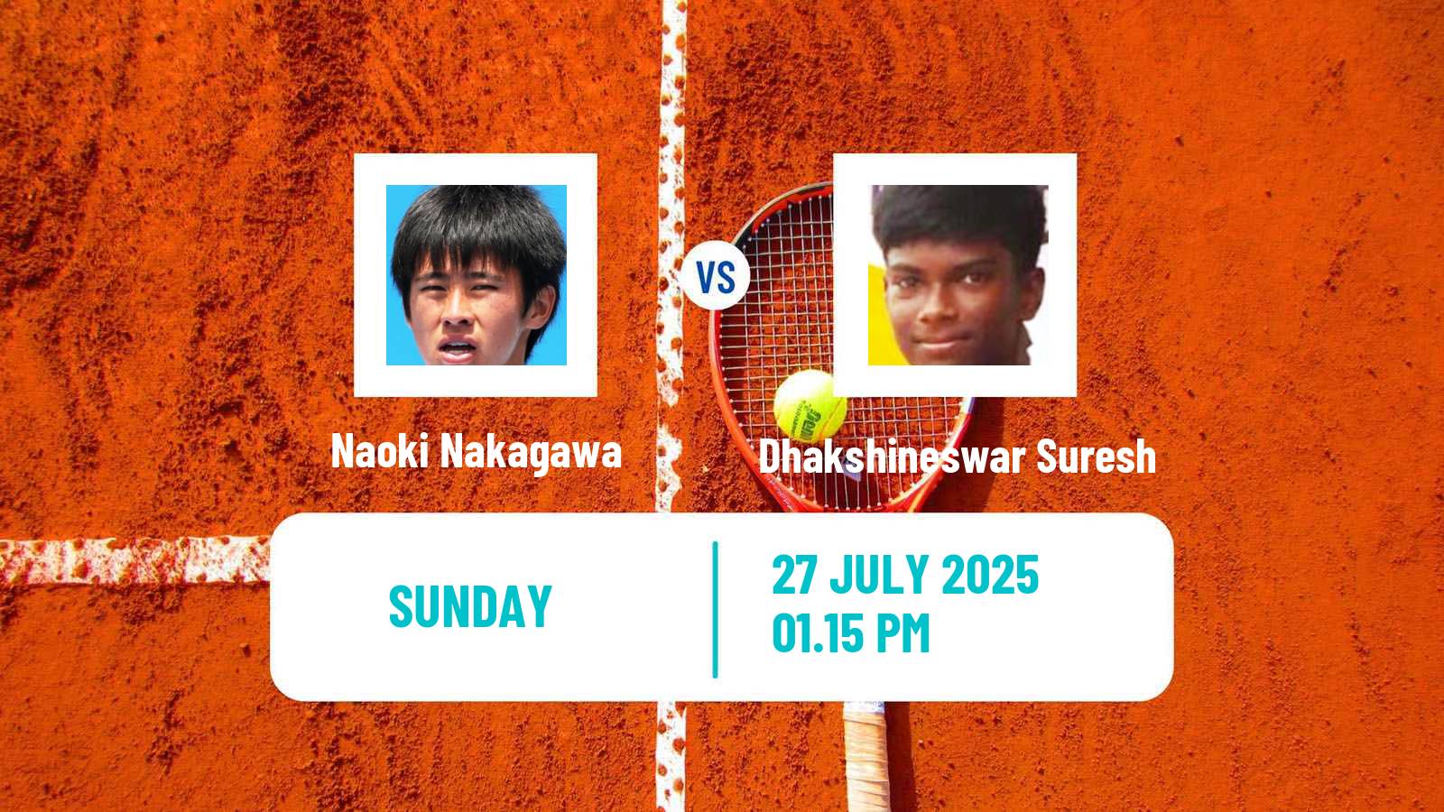 Tennis Lexington Challenger Men Naoki Nakagawa - Dhakshineswar Suresh