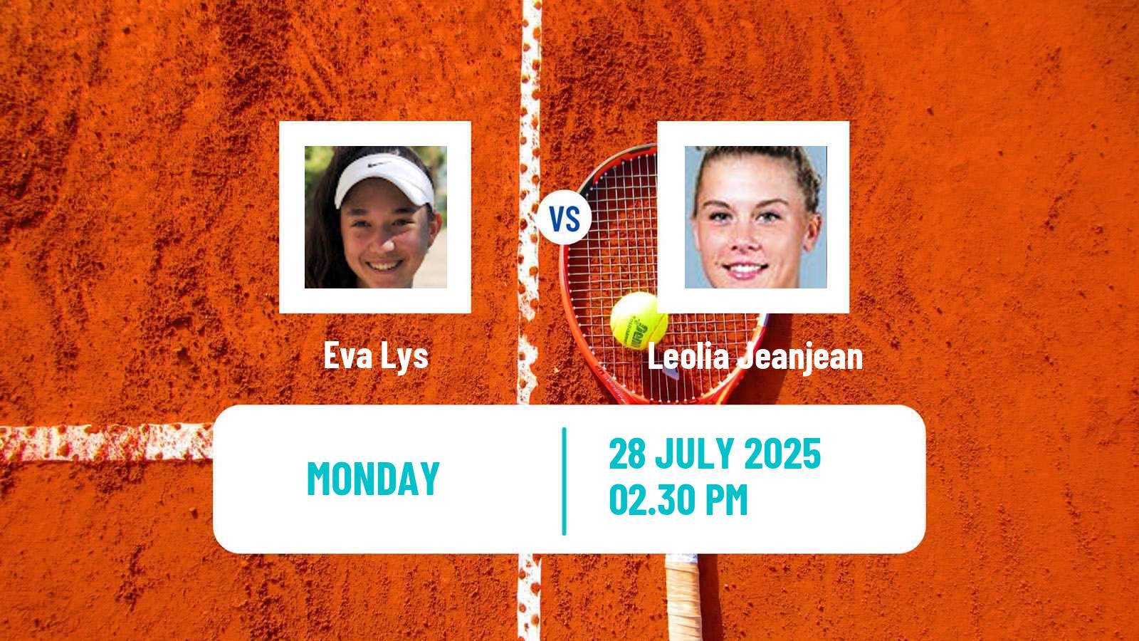Tennis WTA Montreal Eva Lys - Leolia Jeanjean