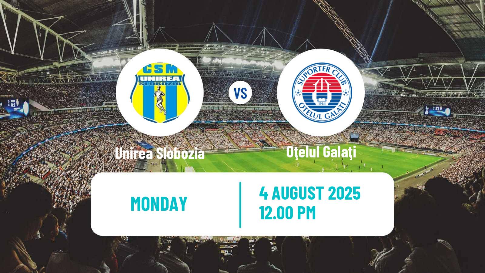 Football Romanian Liga 1 Unirea Slobozia - Oţelul Galaţi