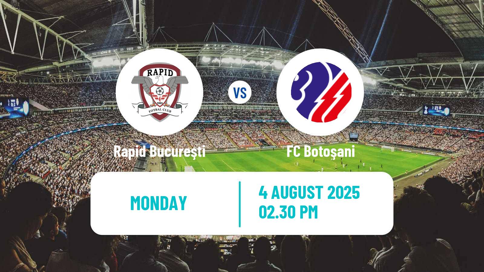 Football Romanian Liga 1 Rapid Bucureşti - Botoșani