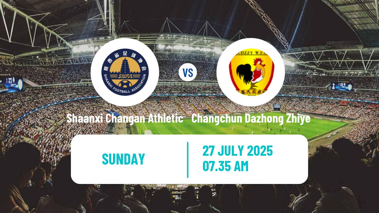Football Chinese Super League Women Shaanxi Changan Athletic - Changchun Dazhong Zhiye