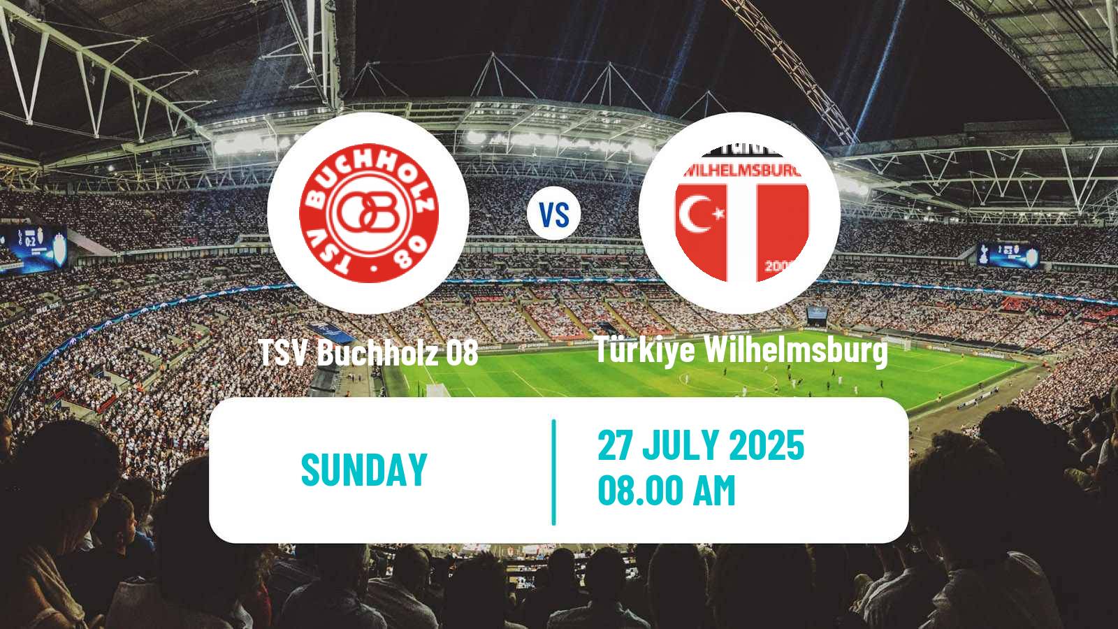 Football German Oberliga Hamburg TSV Buchholz 08 - Türkiye Wilhelmsburg
