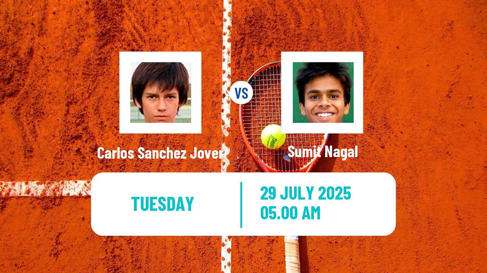 Tennis Hagen Challenger Men Carlos Sanchez Jover - Sumit Nagal