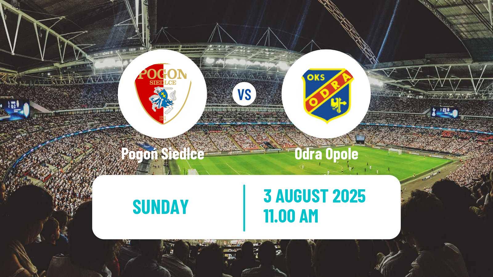 Football Polish Division 1 Pogoń Siedlce - Odra Opole