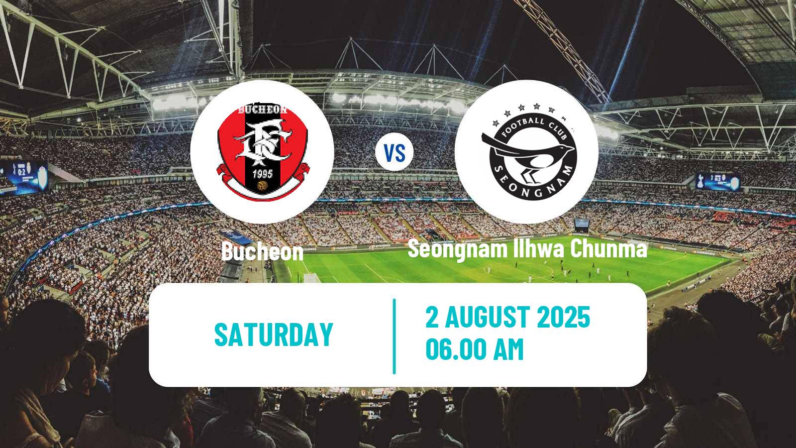 Football South Korean K-League 2 Bucheon - Seongnam Ilhwa Chunma