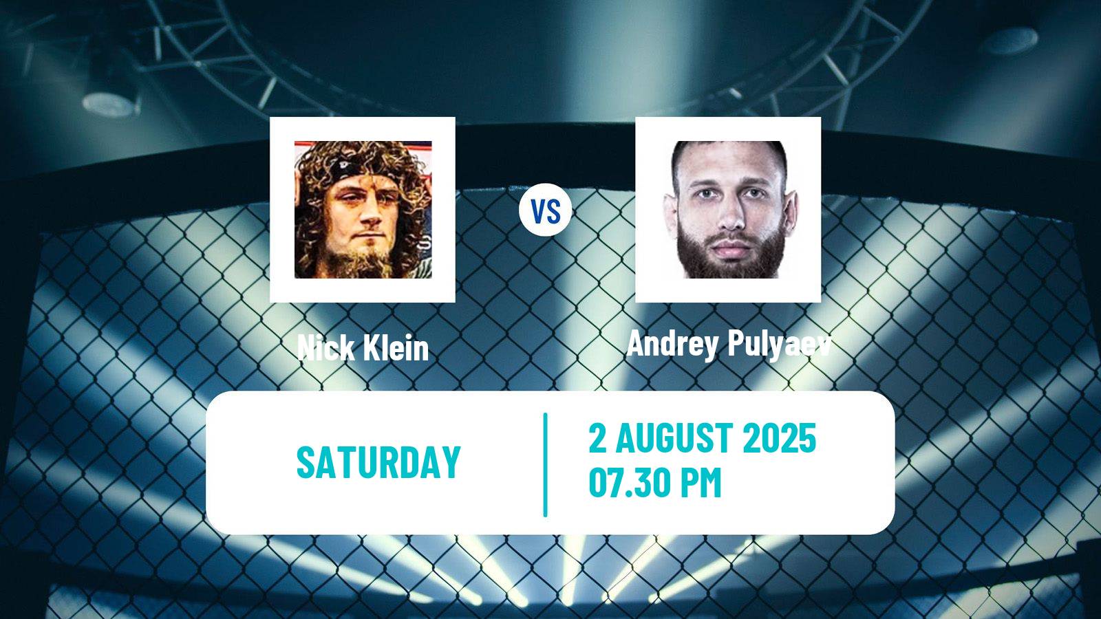 MMA Middleweight UFC Men Nick Klein - Andrey Pulyaev