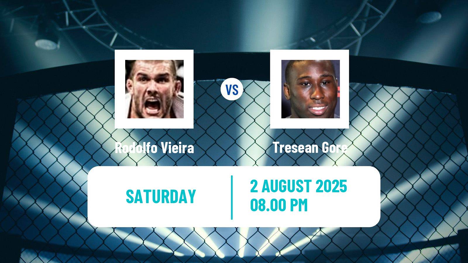 MMA Middleweight UFC Men Rodolfo Vieira - Tresean Gore