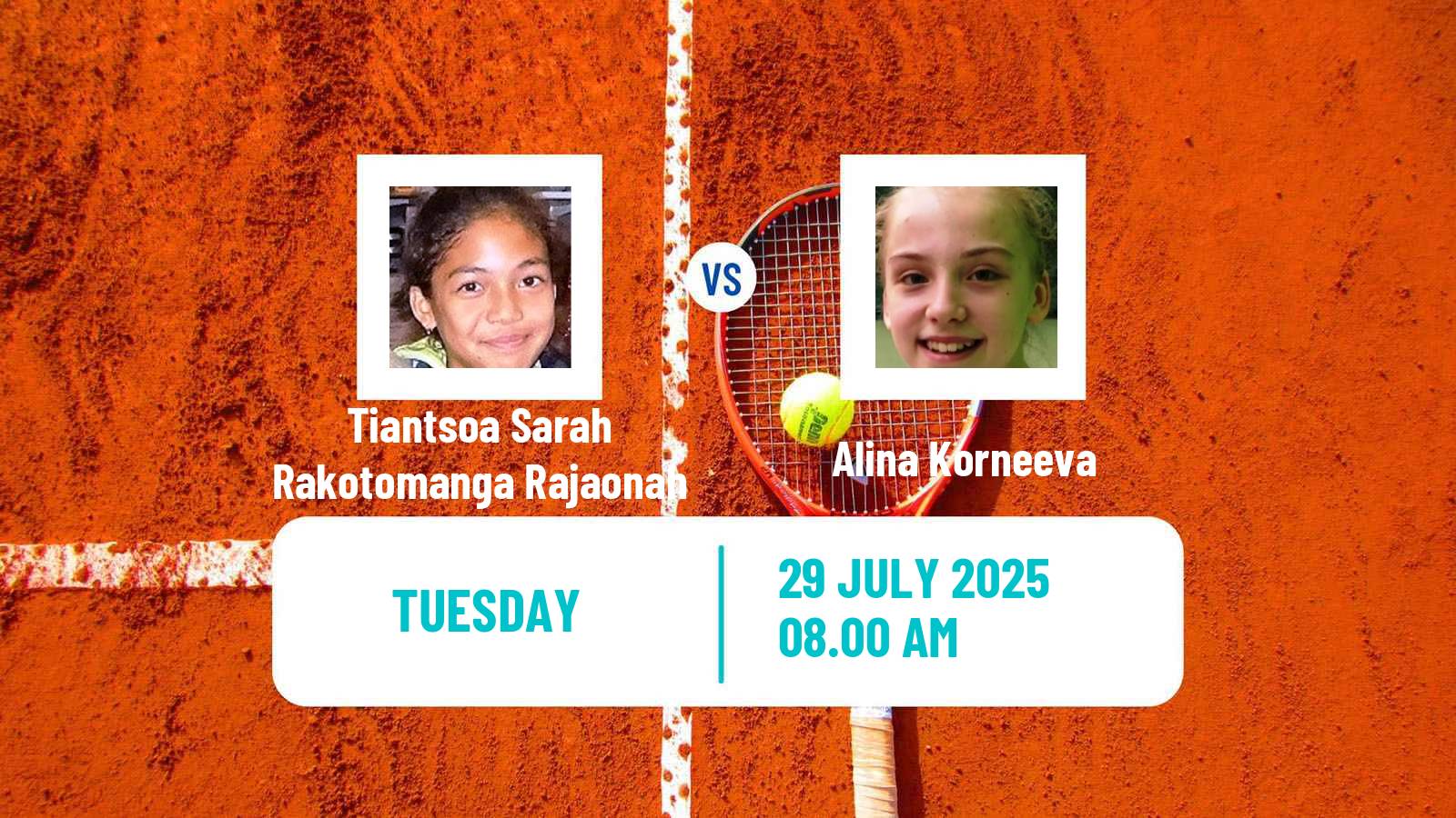 Tennis Warsaw Challenger Women Tiantsoa Sarah Rakotomanga Rajaonah - Alina Korneeva