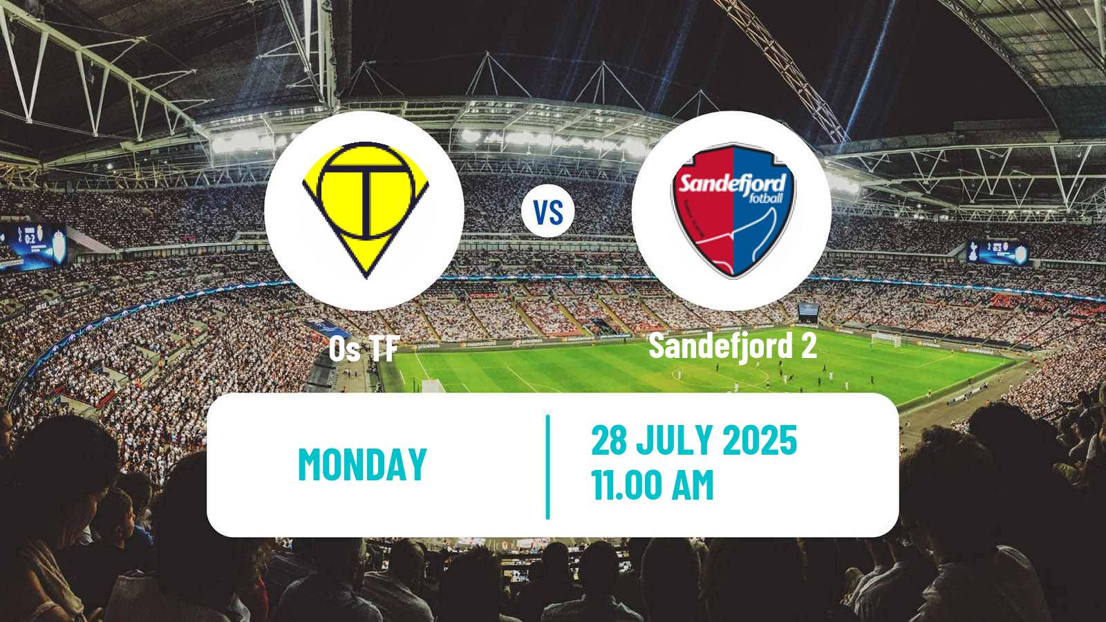 Football Norwegian Division 3 - Group 4 Os TF - Sandefjord 2