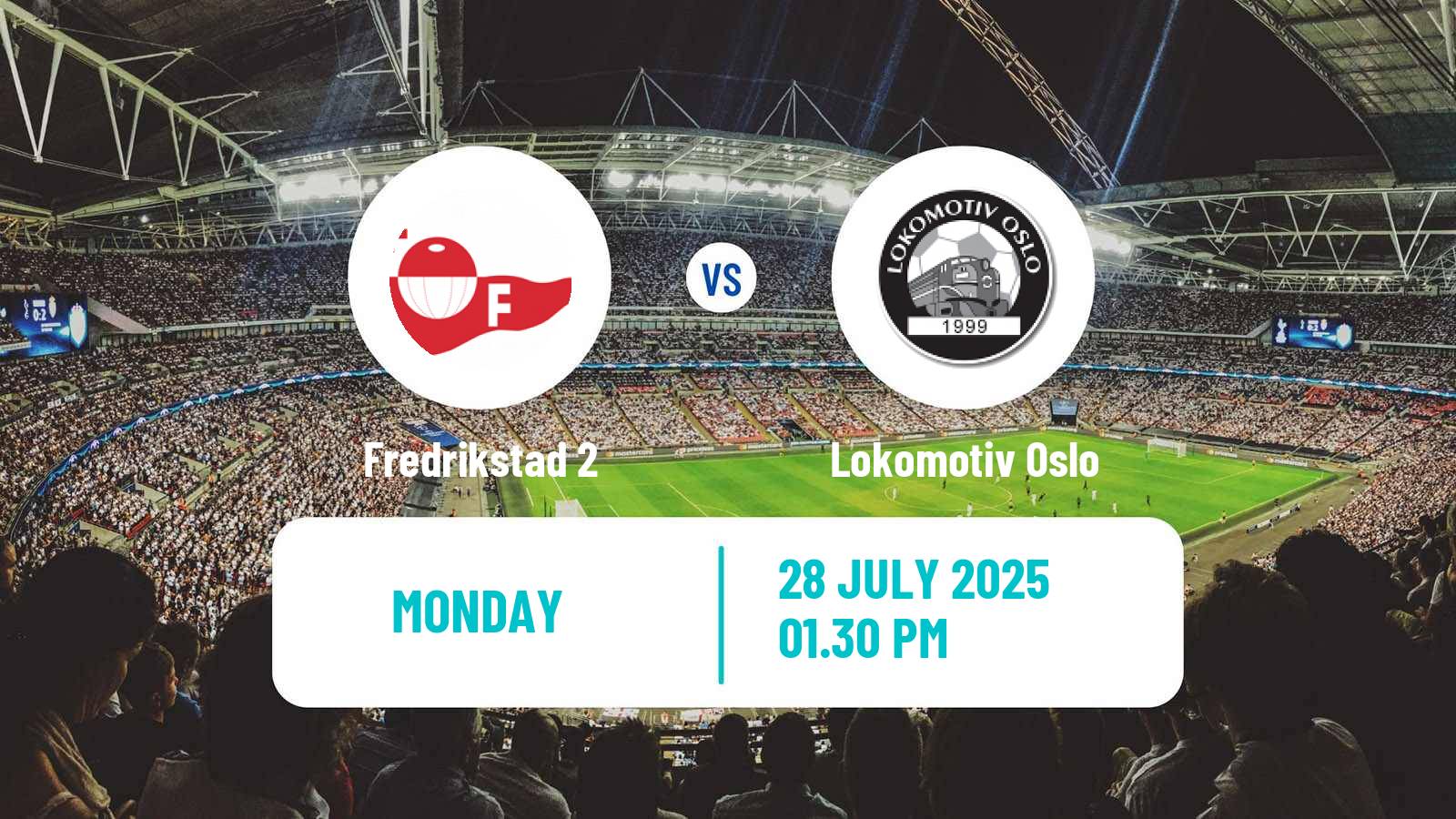 Football Norwegian Division 3 - Group 6 Fredrikstad 2 - Lokomotiv Oslo
