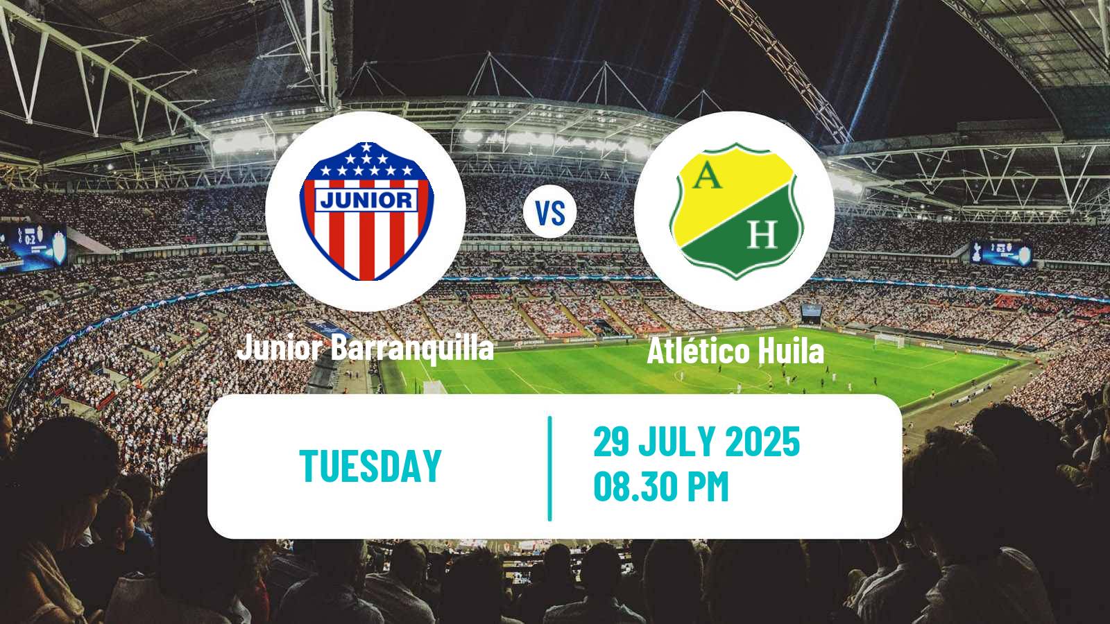 Football Colombian Copa Junior Barranquilla - Atlético Huila