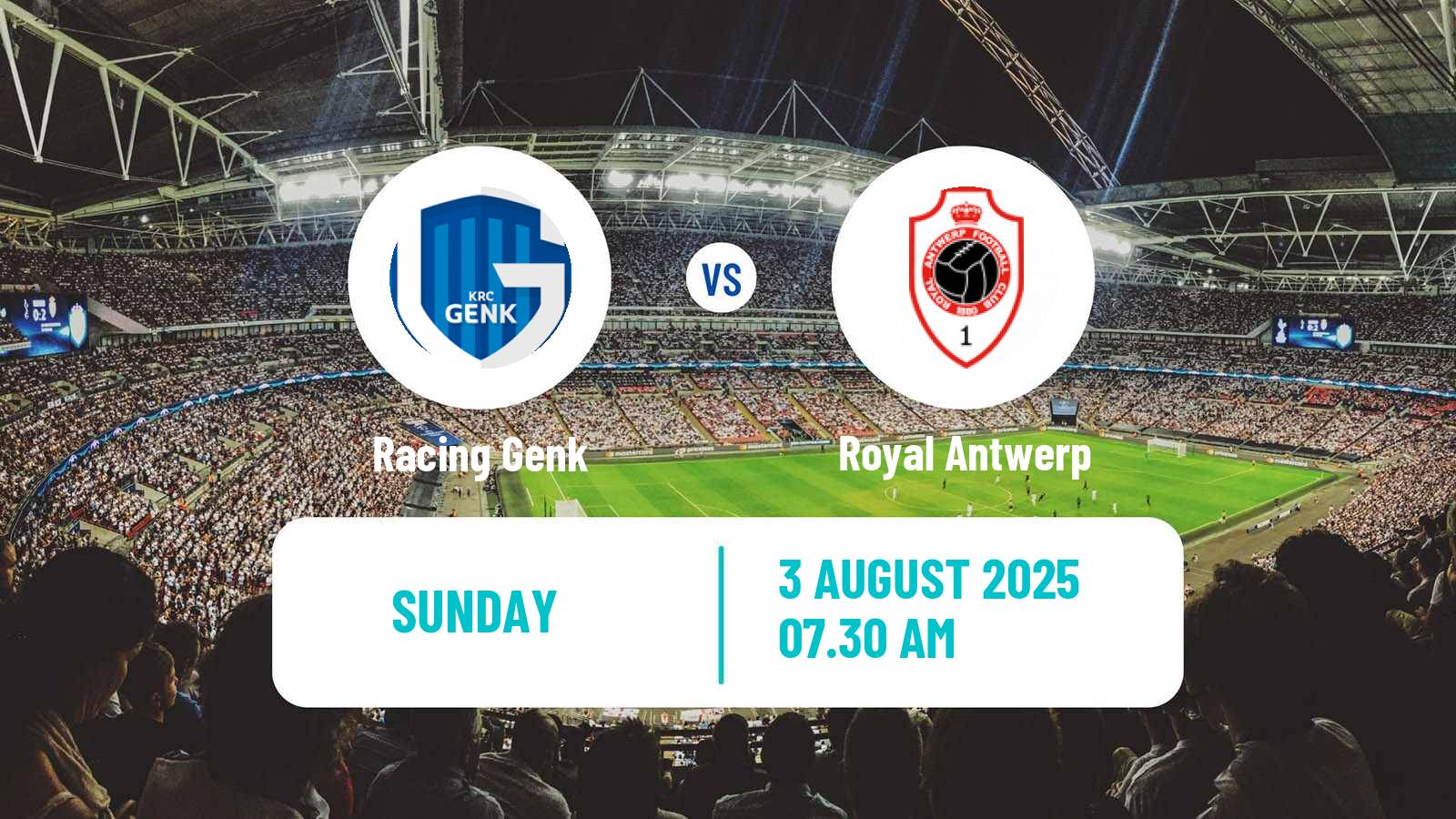 Football Belgian Jupiler Pro League Genk - Royal Antwerp