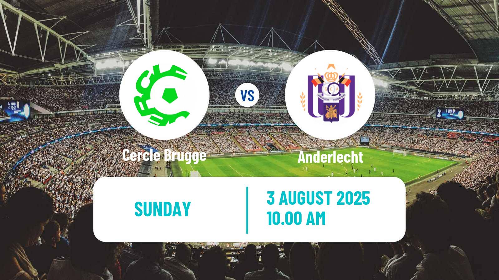 Football Belgian Jupiler Pro League Cercle Brugge - Anderlecht