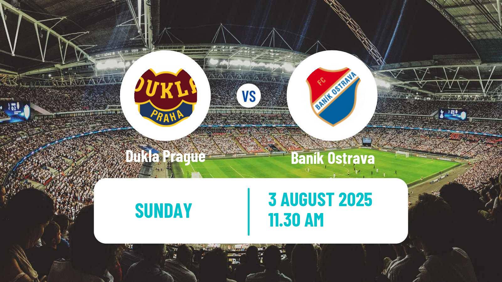 Football Czech 1 Liga Dukla Prague - Baník Ostrava