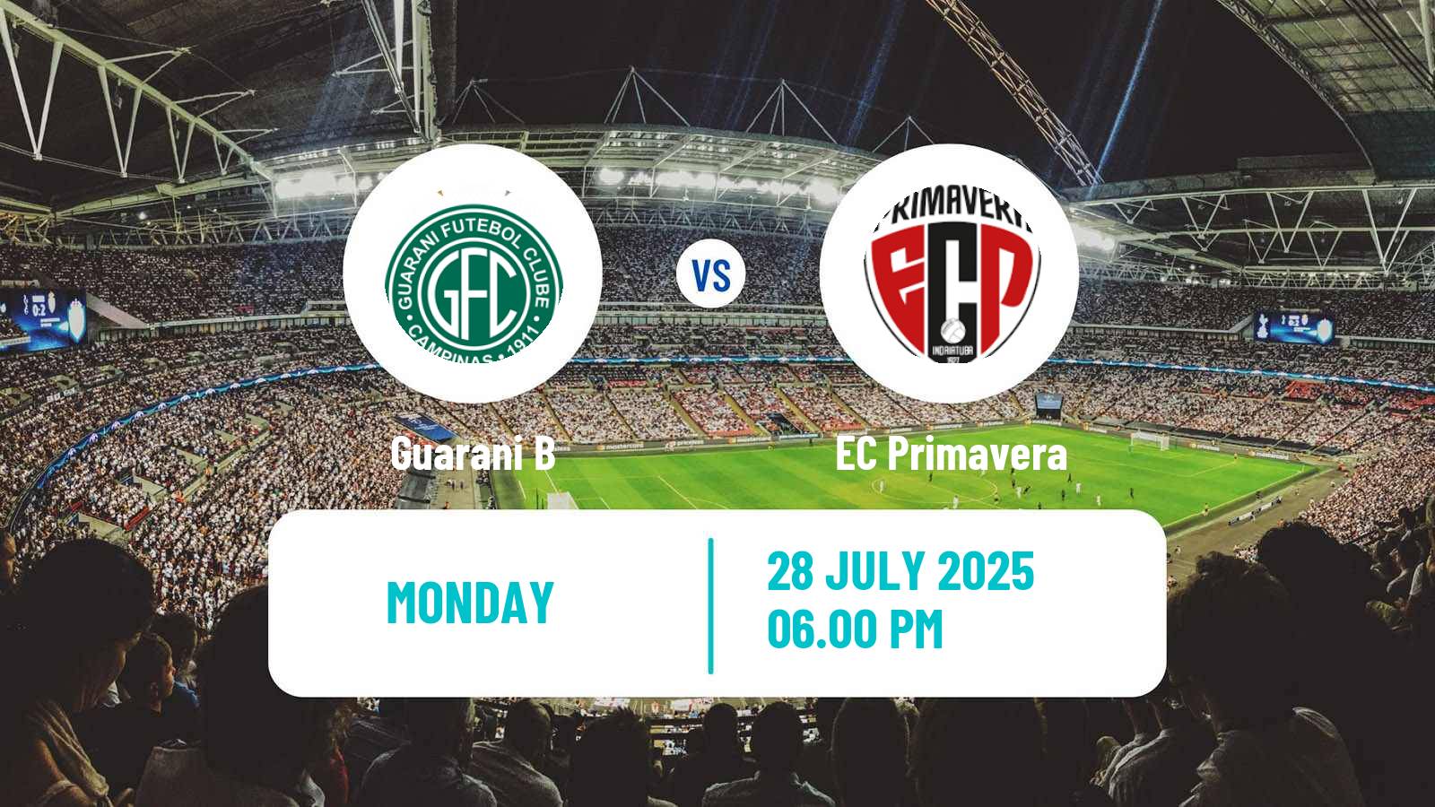 Football Brazilian Copa Paulista Guarani B - EC Primavera