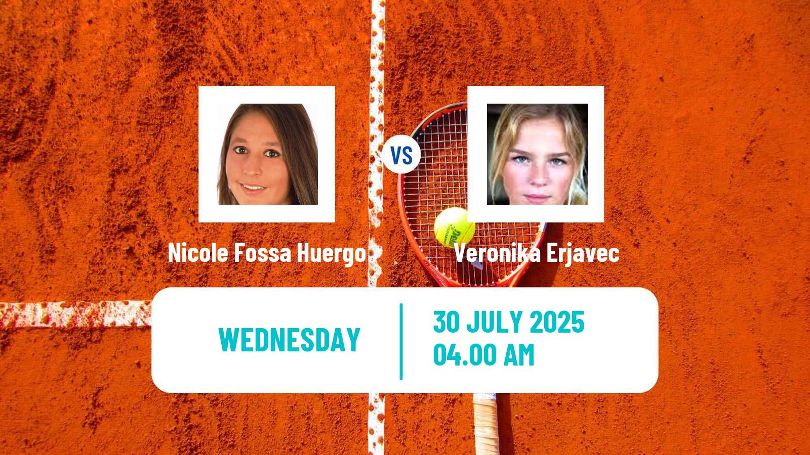 Tennis ITF W75 Cordenons Women Nicole Fossa Huergo - Veronika Erjavec