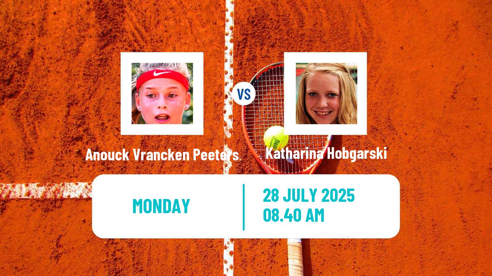 Tennis ITF W35 Knokke Heist Women Anouck Vrancken Peeters - Katharina Hobgarski