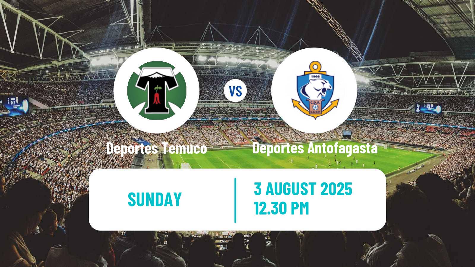 Football Chilean Primera B Deportes Temuco - Deportes Antofagasta