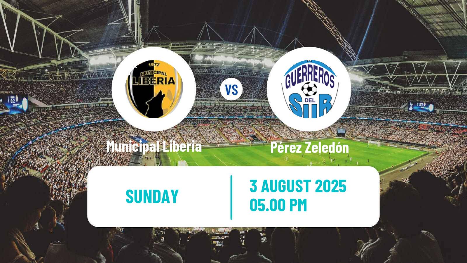 Football Costa Rican Primera Division Municipal Liberia - Pérez Zeledón