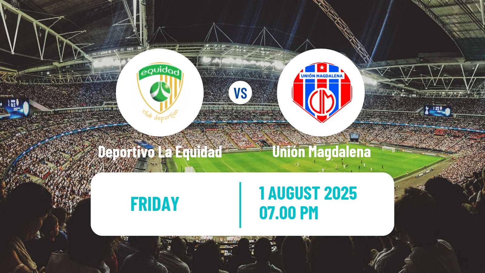 Football Colombian Primera A Deportivo La Equidad - Unión Magdalena