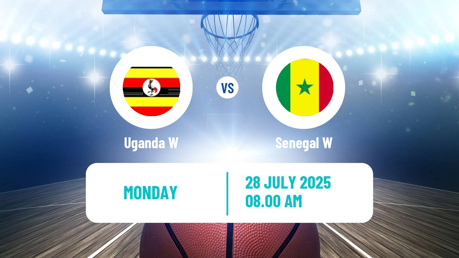 Basketball Afrobasket Women Uganda W - Senegal W