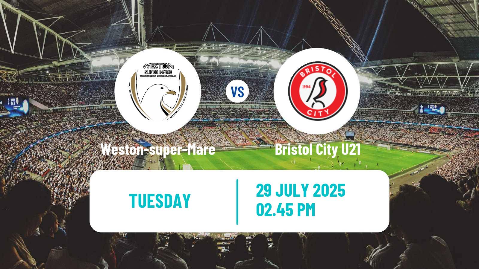 Football Club Friendly Weston-super-Mare - Bristol City U21