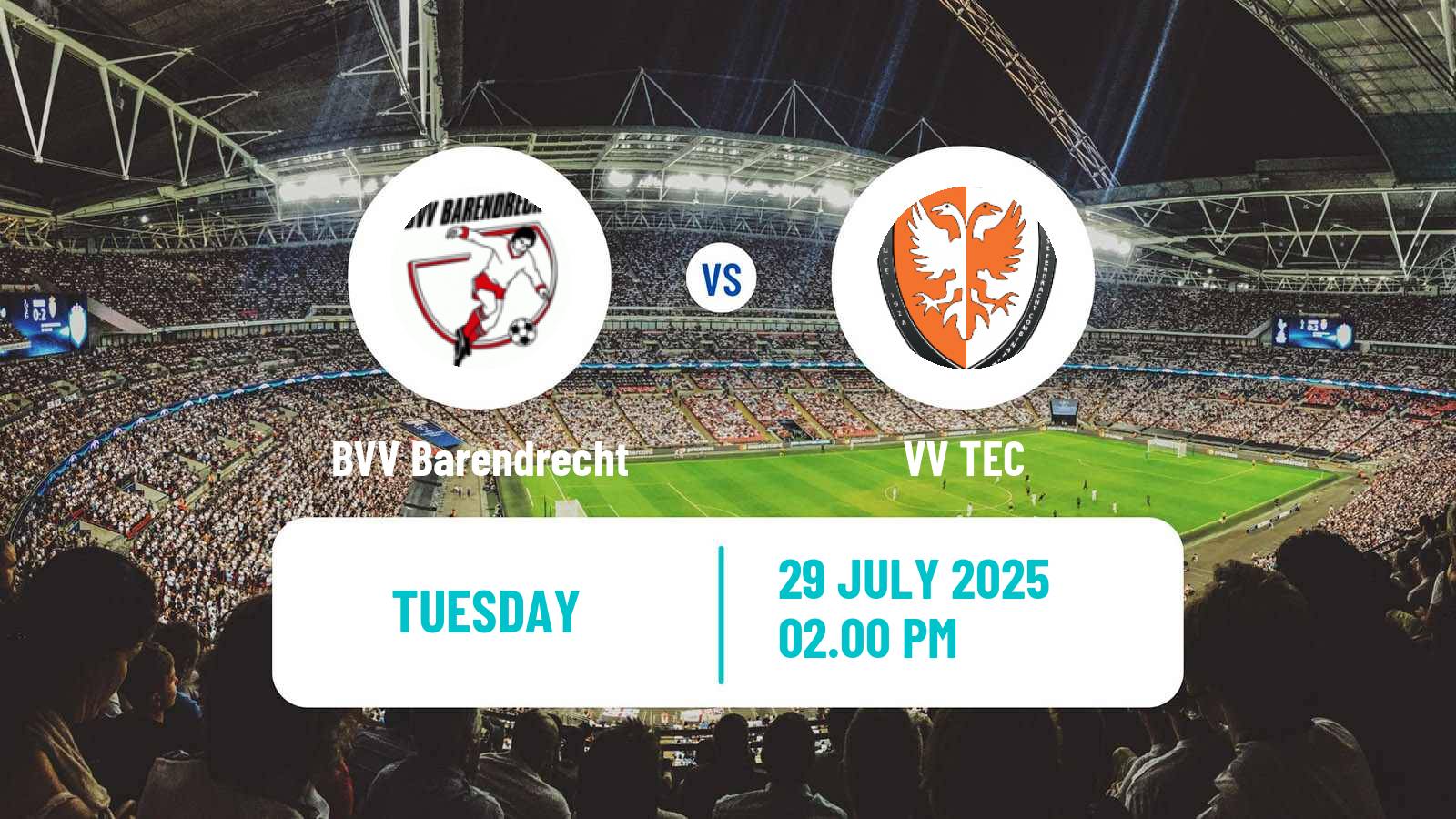 Football Club Friendly BVV Barendrecht - TEC