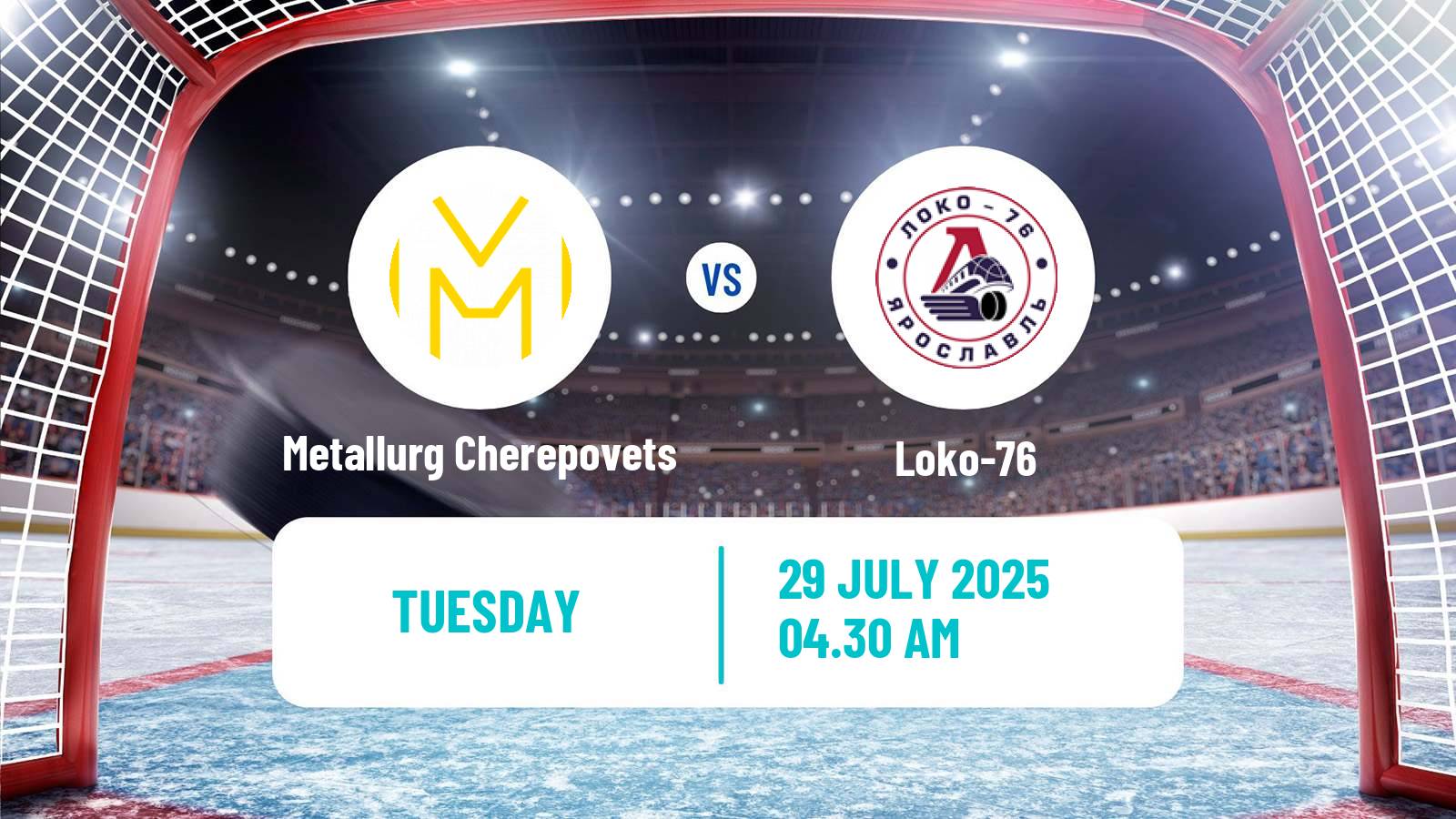 Hockey Club Friendly Ice Hockey Metallurg Cherepovets - Loko-76