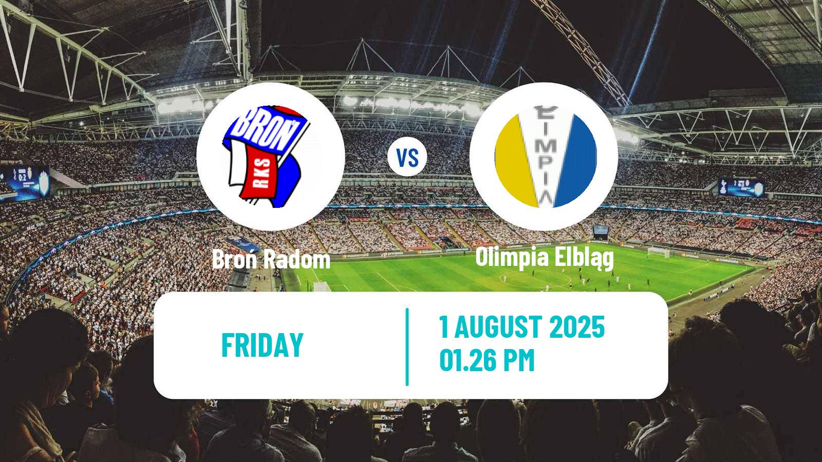 Football Polish Division 3 - Group I Broń Radom - Olimpia Elbląg