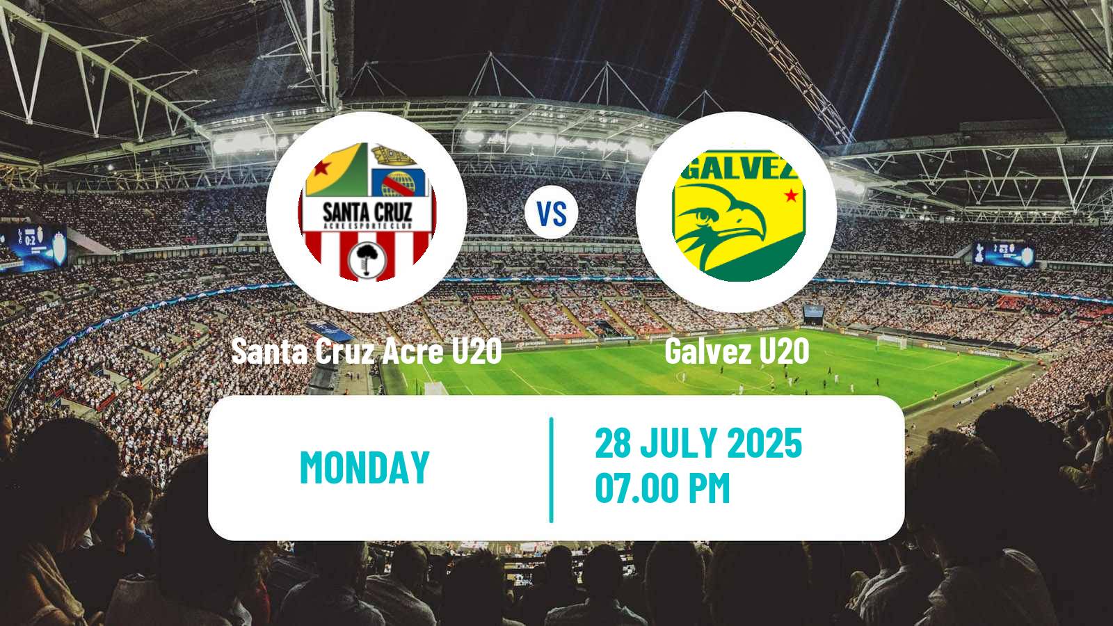 Football Brazilian Acreano U20 Santa Cruz Acre U20 - Galvez U20