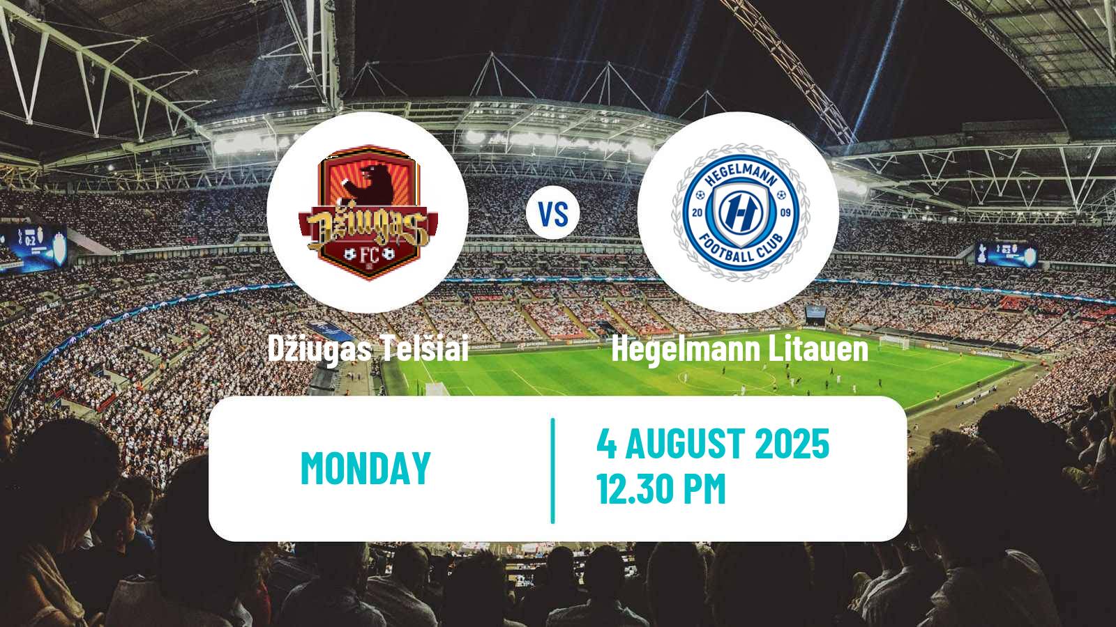 Football Lithuanian A Lyga Džiugas Telšiai - Hegelmann Litauen