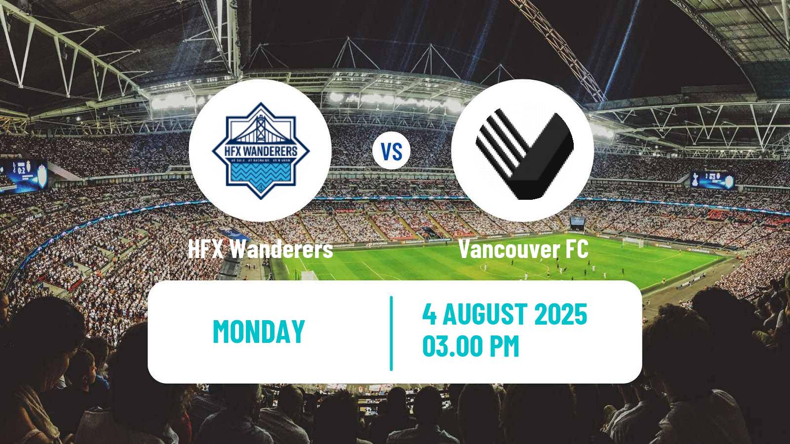 Football Canadian Premier League HFX Wanderers - Vancouver FC