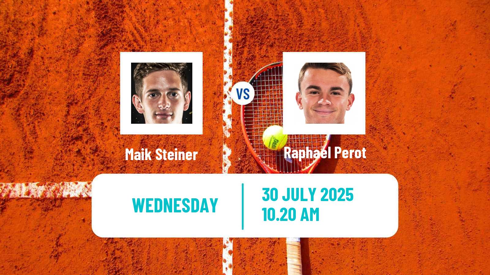 Tennis ITF M25 Wetzlar Men Maik Steiner - Raphael Perot