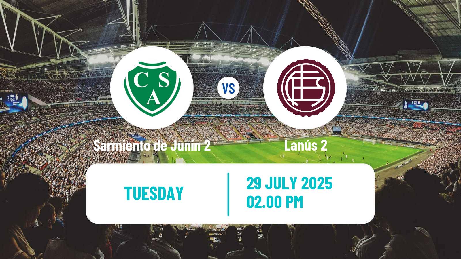 Football Argentinian Reserve League Sarmiento de Junín 2 - Lanús 2
